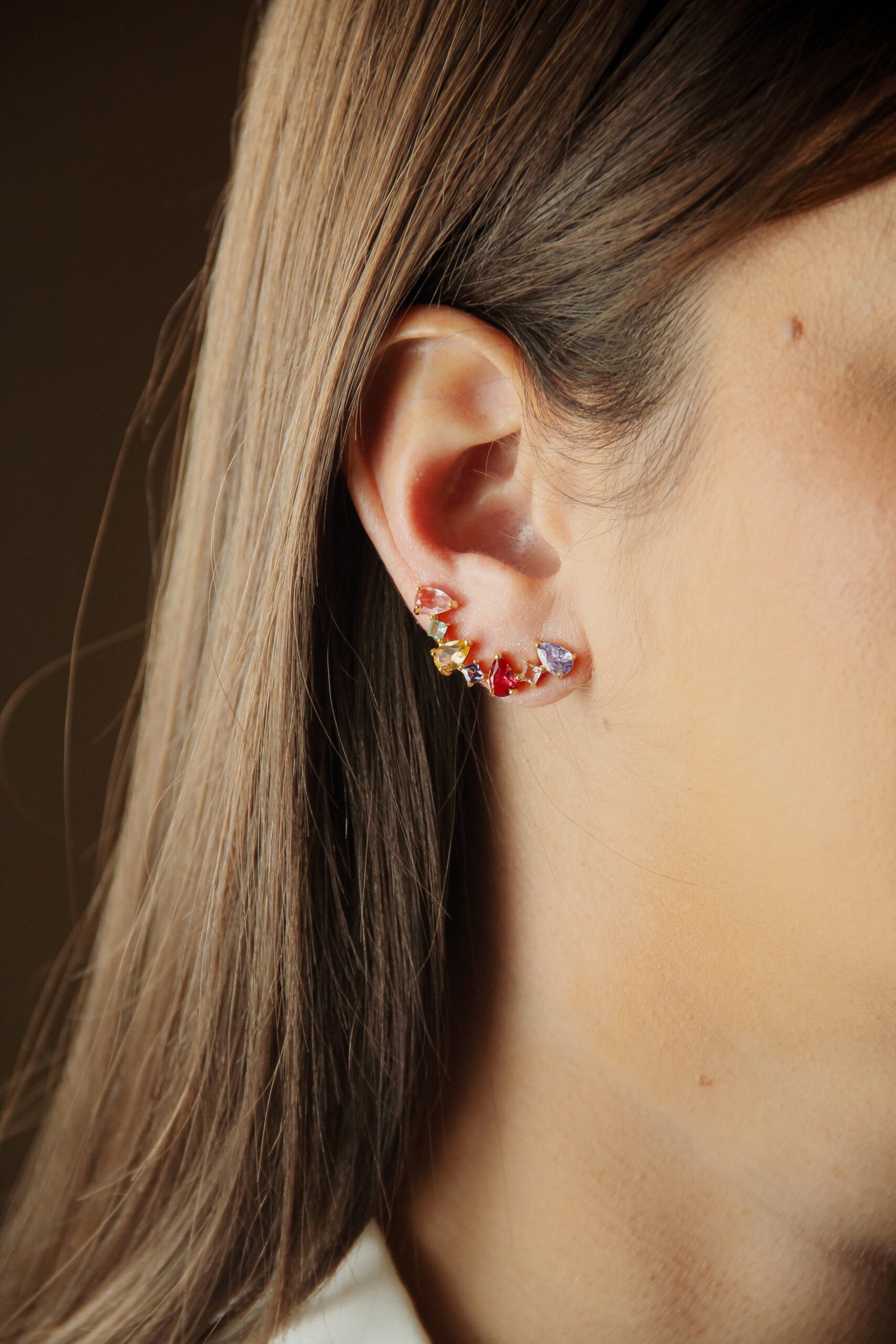 Brinco earcuff gotas