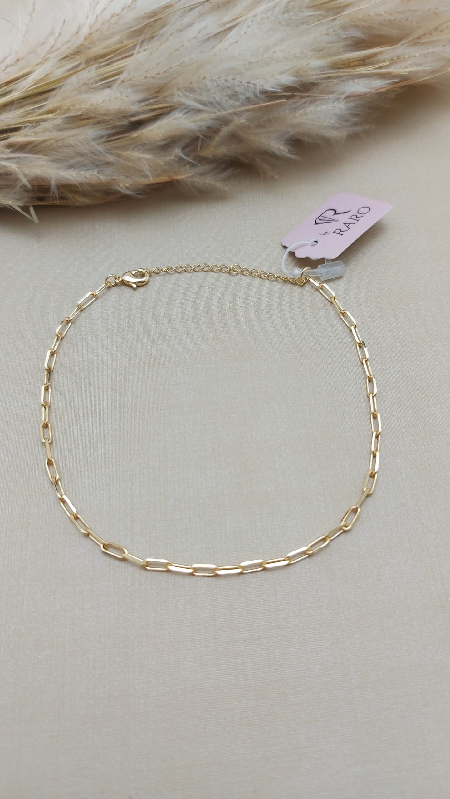 Tornozeleira elo cartier