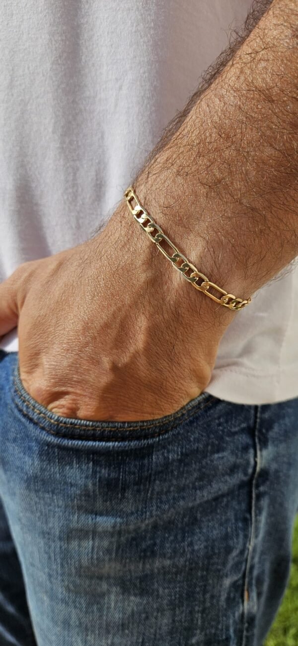 Pulseira masculina elo 3x1