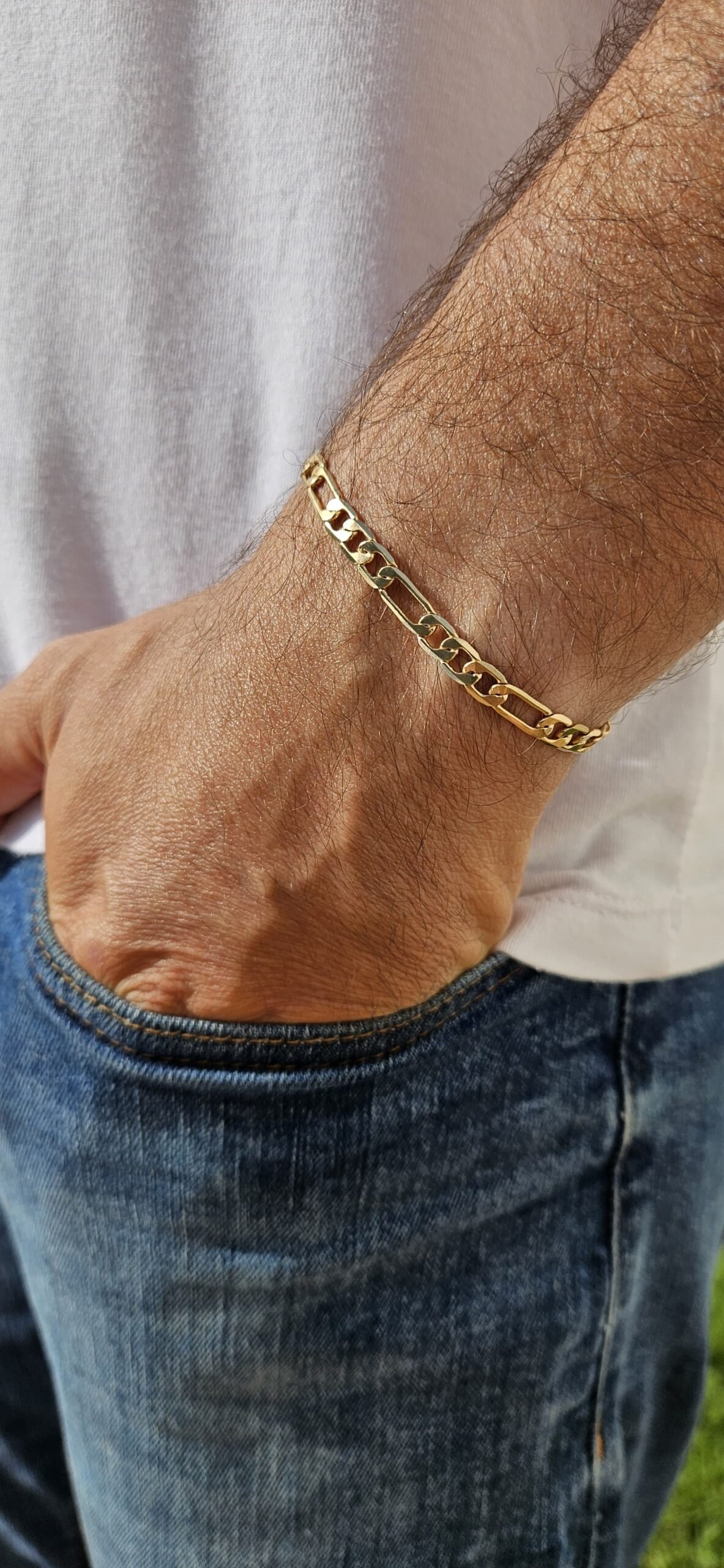 Pulseira masculina elo 3x1