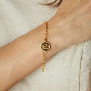 Pulseira Ore, Espere e Confie