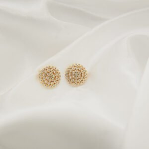 Brinco mandala zircônias