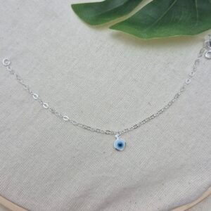 Pulseira Prata 925 Olho Grego